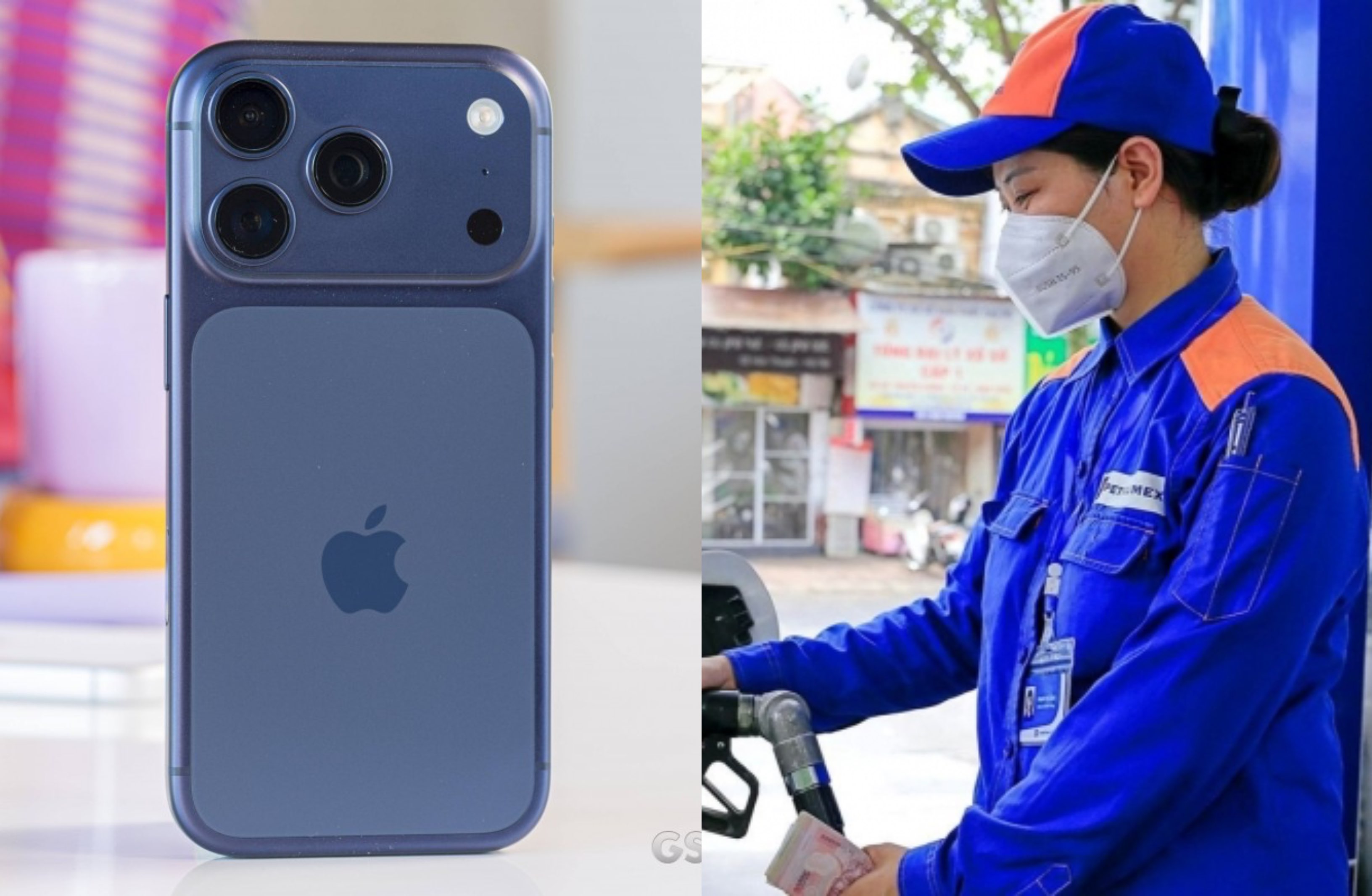 Bảng gi&aacute; xăng dầu h&ocirc;m nay 8/6: Xăng E10 RON95 r&uacute;t lui về mức 18.000 đồng/l&iacute;t, iPhone 17 Pro rẻ kỷ lục