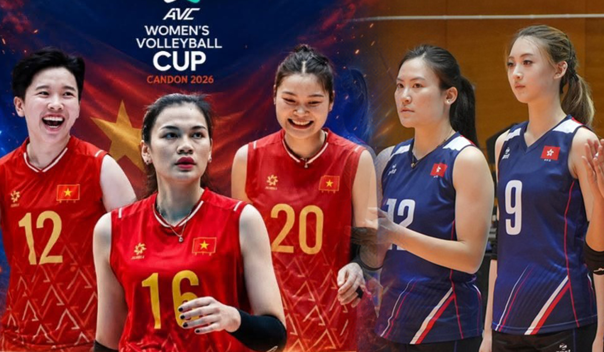 TRỰC TIẾP b&oacute;ng chuyền Việt Nam vs Hong Kong h&ocirc;m nay 7/6 - Link xem trực tiếp b&oacute;ng chuyền nữ AVC Cup 2026