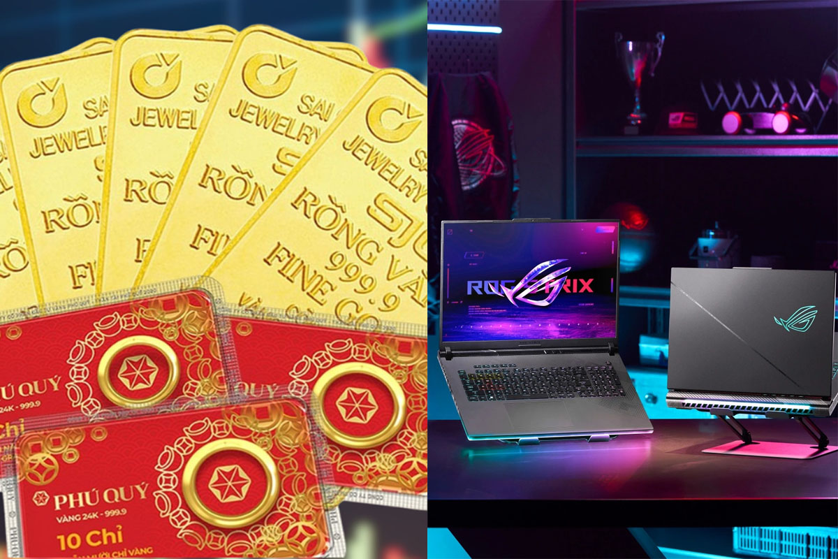 Gi&aacute; v&agrave;ng SJC, v&agrave;ng nhẫn h&ocirc;m nay 8/6 mất gi&aacute; kh&ocirc;ng phanh, laptop gaming Asus b&aacute;n chạy nhất gi&aacute; c&oacute; rẻ?