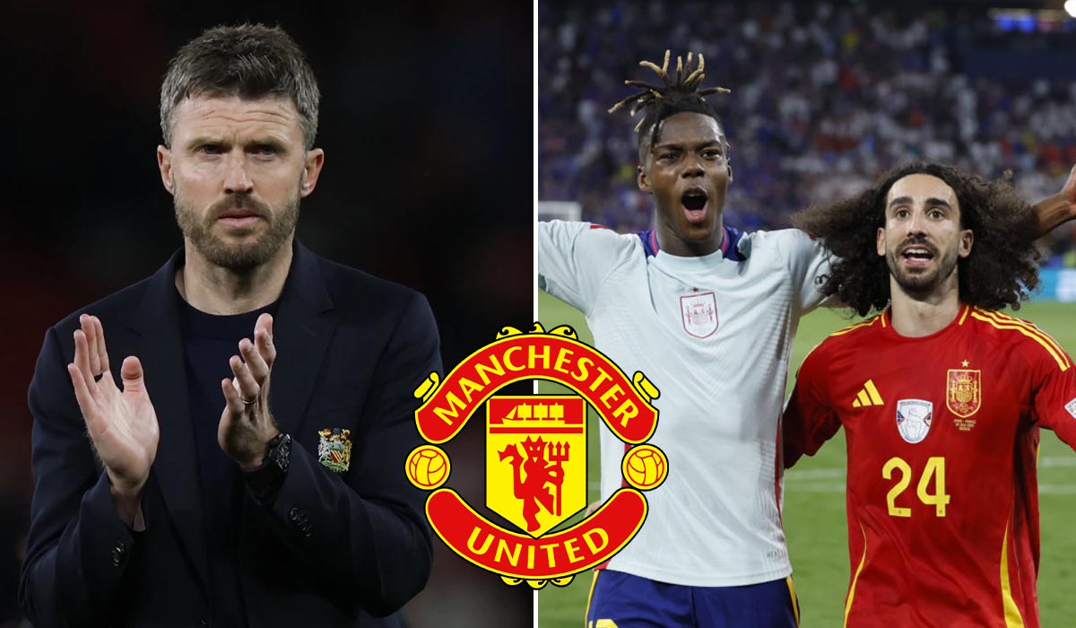 HLV Carrick \'nẫng tay tr&ecirc;n\' Barca, Man United chi&ecirc;u mộ trụ cột ĐT T&acirc;y Ban Nha sau World Cup 2026?