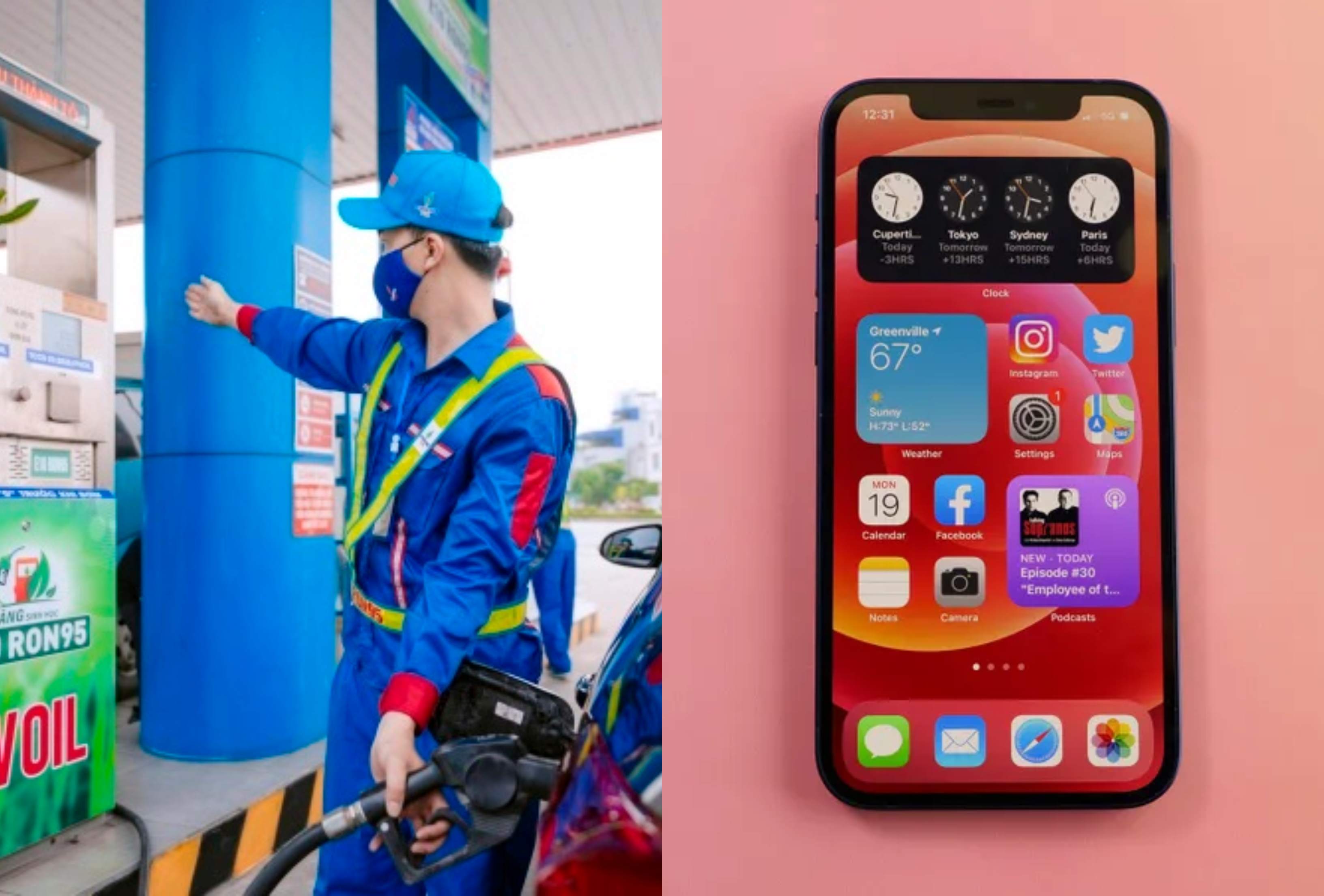Cập nhật gi&aacute; xăng dầu trưa nay 8/6: Xăng E5 RON92 chưa đầy 22.000 đồng/l&iacute;t, iPhone 12 c&oacute; rẻ?