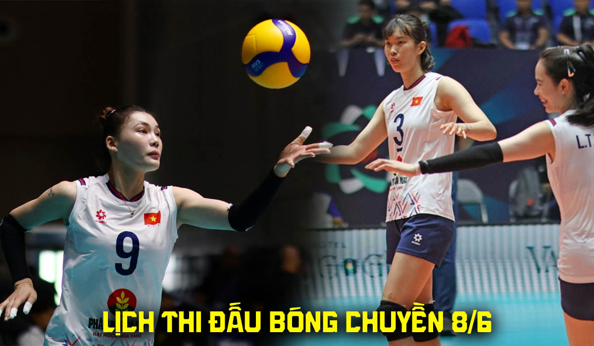 Lịch thi đấu b&oacute;ng chuyền h&ocirc;m nay 8/6: Thắng dễ Indonesia, tuyển nữ Việt Nam v&agrave;o b&aacute;n kết AVC Cup 2026?