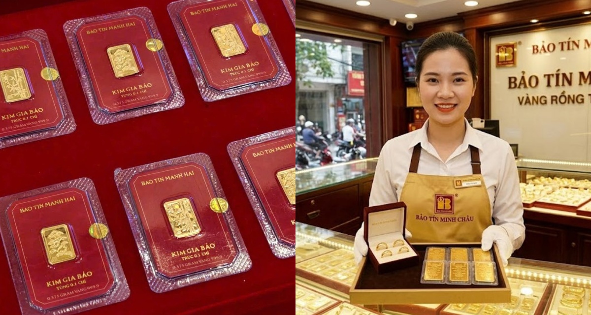 Gi&aacute; v&agrave;ng h&ocirc;m nay 8/6: V&agrave;ng SJC, nhẫn 9999 giảm giật m&igrave;nh, l&agrave;n s&oacute;ng b&aacute;n th&aacute;o đẩy gi&aacute; xuống đ&aacute;y, v&agrave;ng thế giới chịu &aacute;p lực