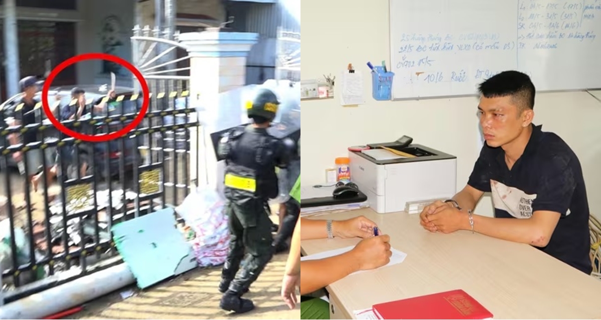 C&aacute;i kết cho người đ&agrave;n &ocirc;ng ở Đồng Th&aacute;p cầm dao ch&eacute;m c&ocirc;ng an khi thấy cha mẹ bị cưỡng chế thi h&agrave;nh &aacute;n