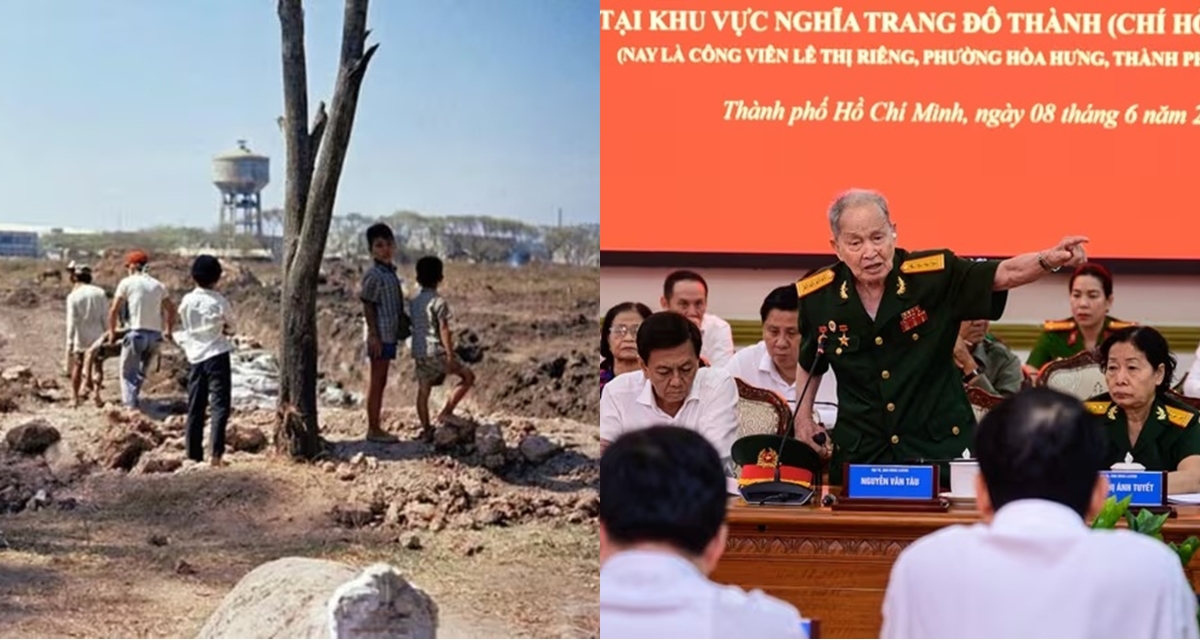 H&eacute; lộ về c&aacute;c r&atilde;nh mộ tập thể, ch&ocirc;n gần 900 liệt sỹ v&agrave; đồng b&agrave;o trong c&ocirc;ng vi&ecirc;n L&ecirc; Thị Ri&ecirc;ng