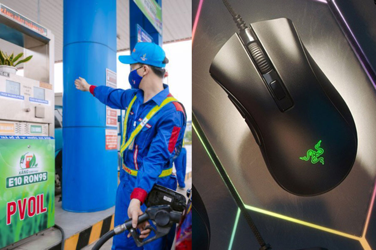 Gi&aacute; xăng E10 RON95 ng&agrave;y 9/6 giảm gần 10.000 đồng/l&iacute;t từ đỉnh, chuột gaming Razer giảm gi&aacute; tới 50%