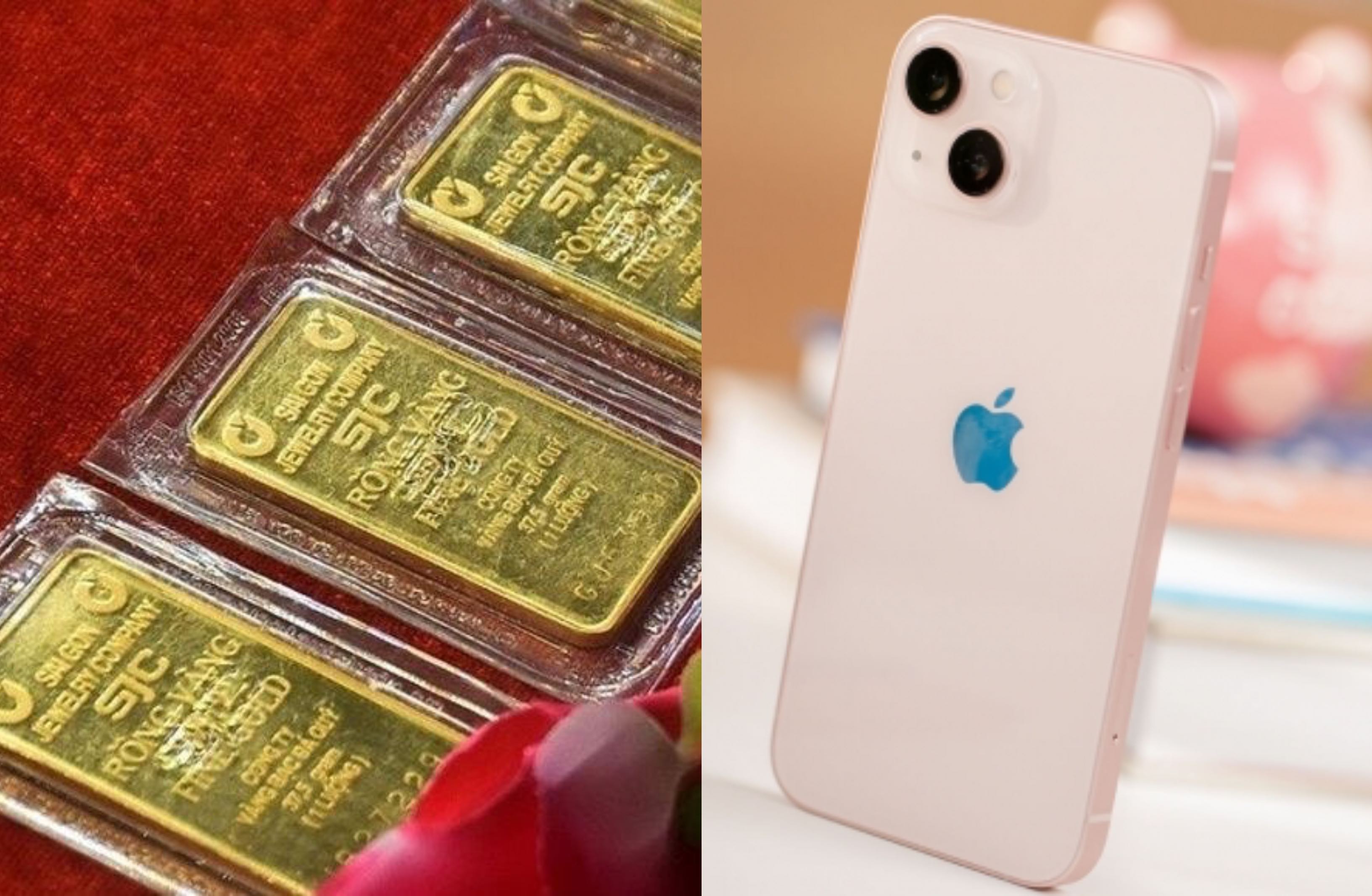 Gi&aacute; v&agrave;ng s&aacute;ng nay 9/6: V&agrave;ng miếng bay m&agrave;u 7 triệu đồng/lượng, v&agrave;ng nhẫn li&ecirc;n tục lập đ&aacute;y, iPhone 13 c&oacute; rẻ