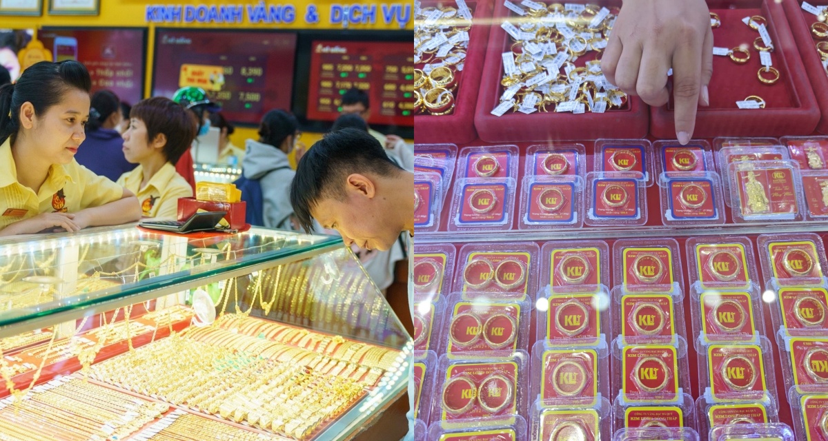 Gi&aacute; v&agrave;ng h&ocirc;m nay 9/6: V&agrave;ng SJC, nhẫn 9999 mất hơn 7 triệu/lượng sau một đ&ecirc;m, chưa c&oacute; dấu hiệu dừng lại