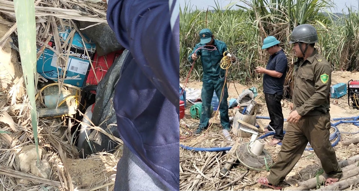 Đắk Lắk: Ph&aacute;t hiện nhiều m&aacute;y m&oacute;c, thiết bị đ&aacute;ng ngờ tr&ecirc;n khu đất của c&aacute;n bộ c&ocirc;ng an x&atilde;