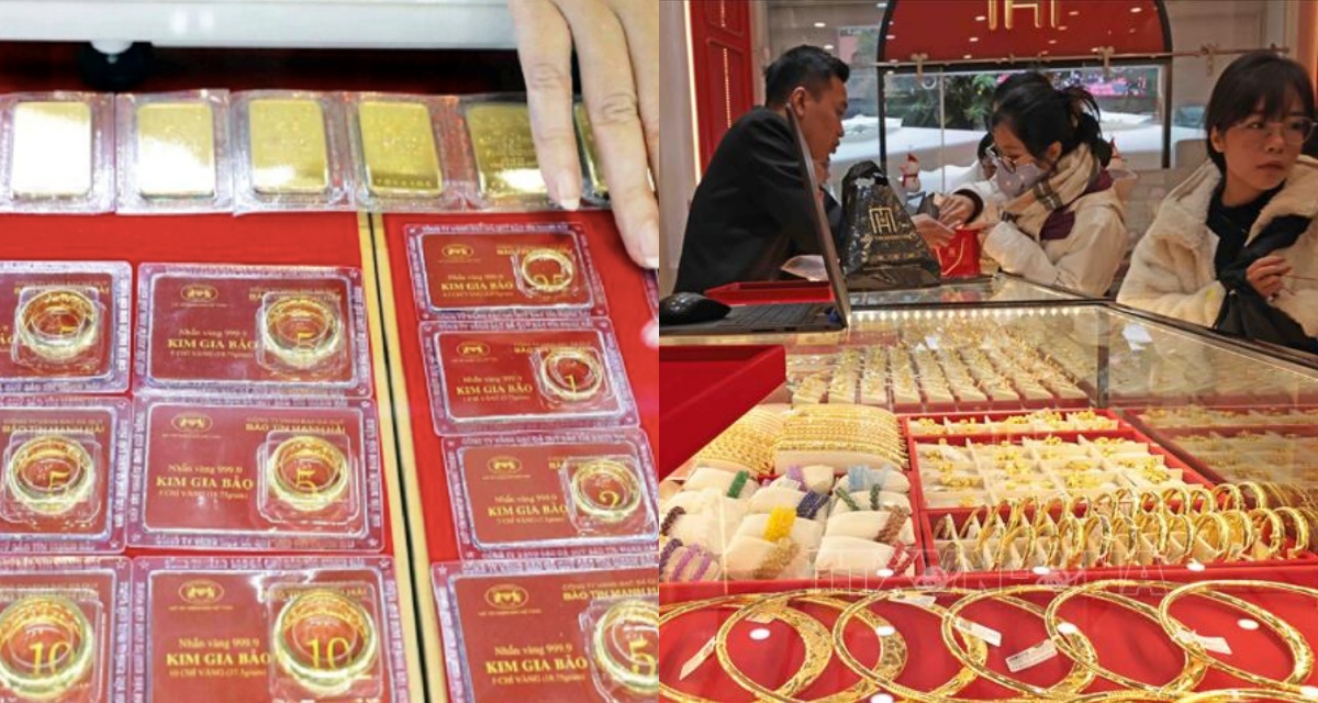 Gi&aacute; v&agrave;ng h&ocirc;m nay (trưa 11/6): V&agrave;ng SJC, nhẫn 9999 rơi m&atilde;i kh&ocirc;ng thấy đ&aacute;y, chạm mốc 13,6 triệu/chỉ 