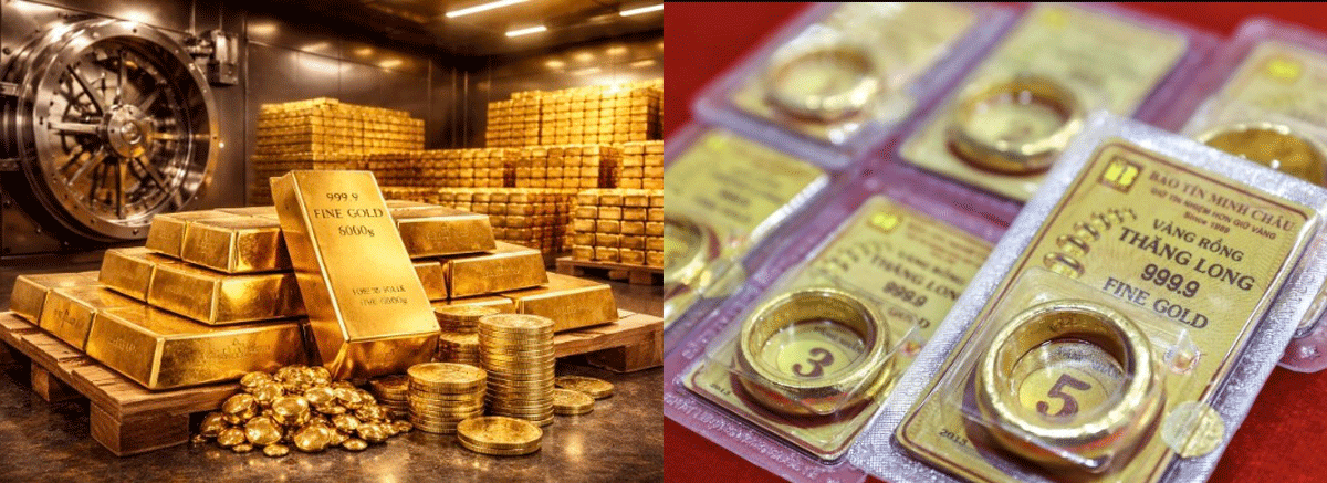 Gi&aacute; v&agrave;ng chiều 12/6: SJC, nhẫn trơn biến động mạnh? V&igrave; sao ng&acirc;n h&agrave;ng trung ương r&aacute;o riết gom v&agrave;ng?