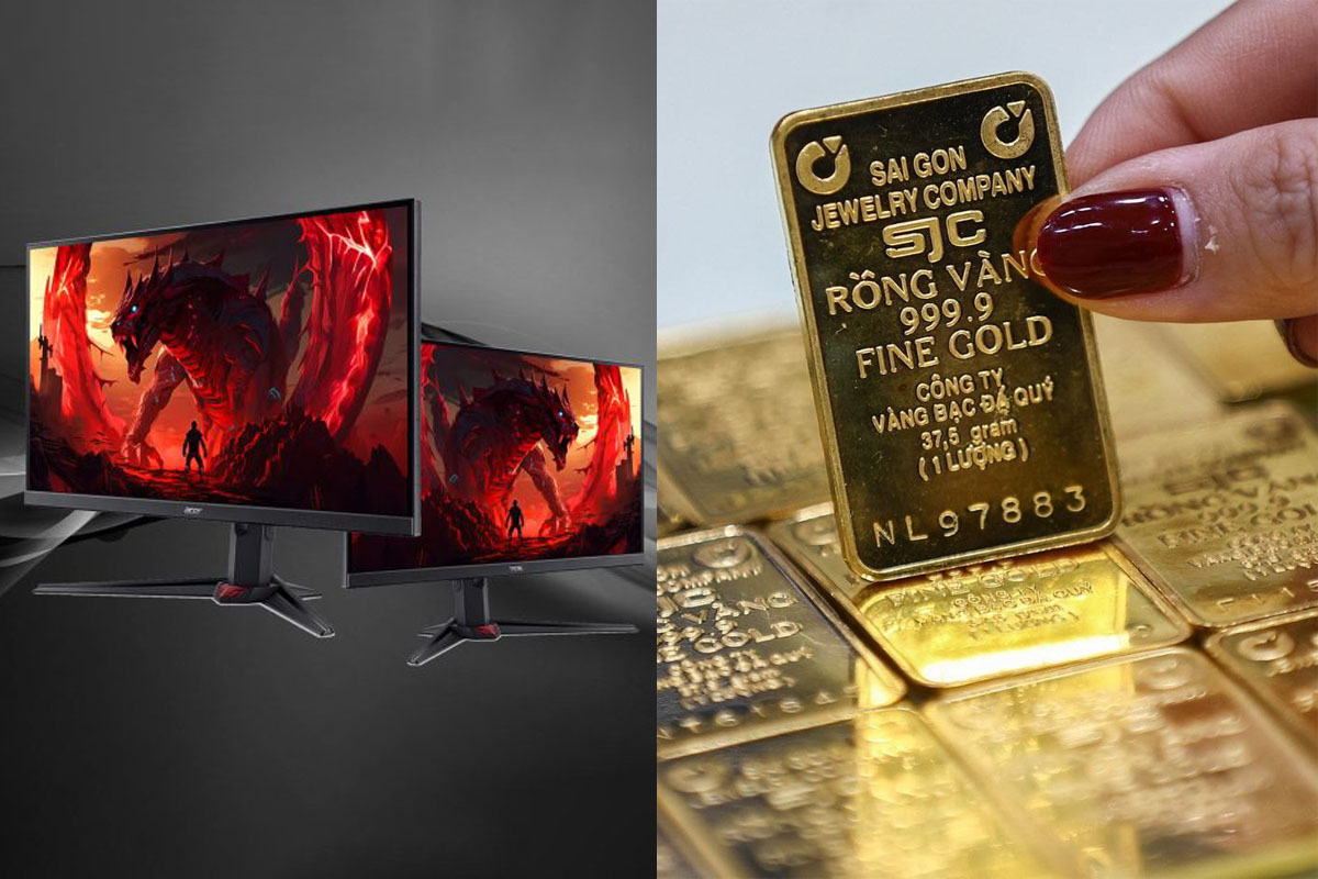 Gi&aacute; v&agrave;ng ng&agrave;y 12/6 bật tăng mạnh hơn 4 triệu đồng/lượng, m&agrave;n h&igrave;nh gaming Acer gi&aacute; ra sao?
