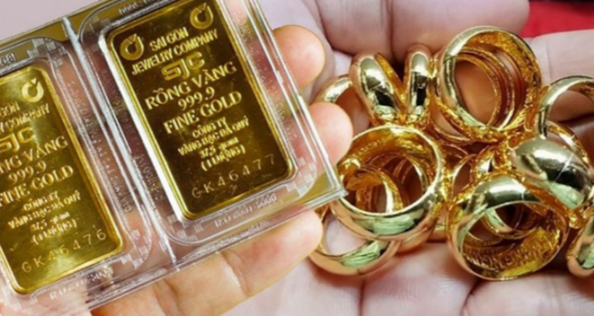 Gi&aacute; v&agrave;ng h&ocirc;m nay 12/6 b&ugrave;ng nổ: V&agrave;ng SJC nhẫn trơn tăng \'kịch trần\', 1 thương hiệu \'bật\' cao nhất