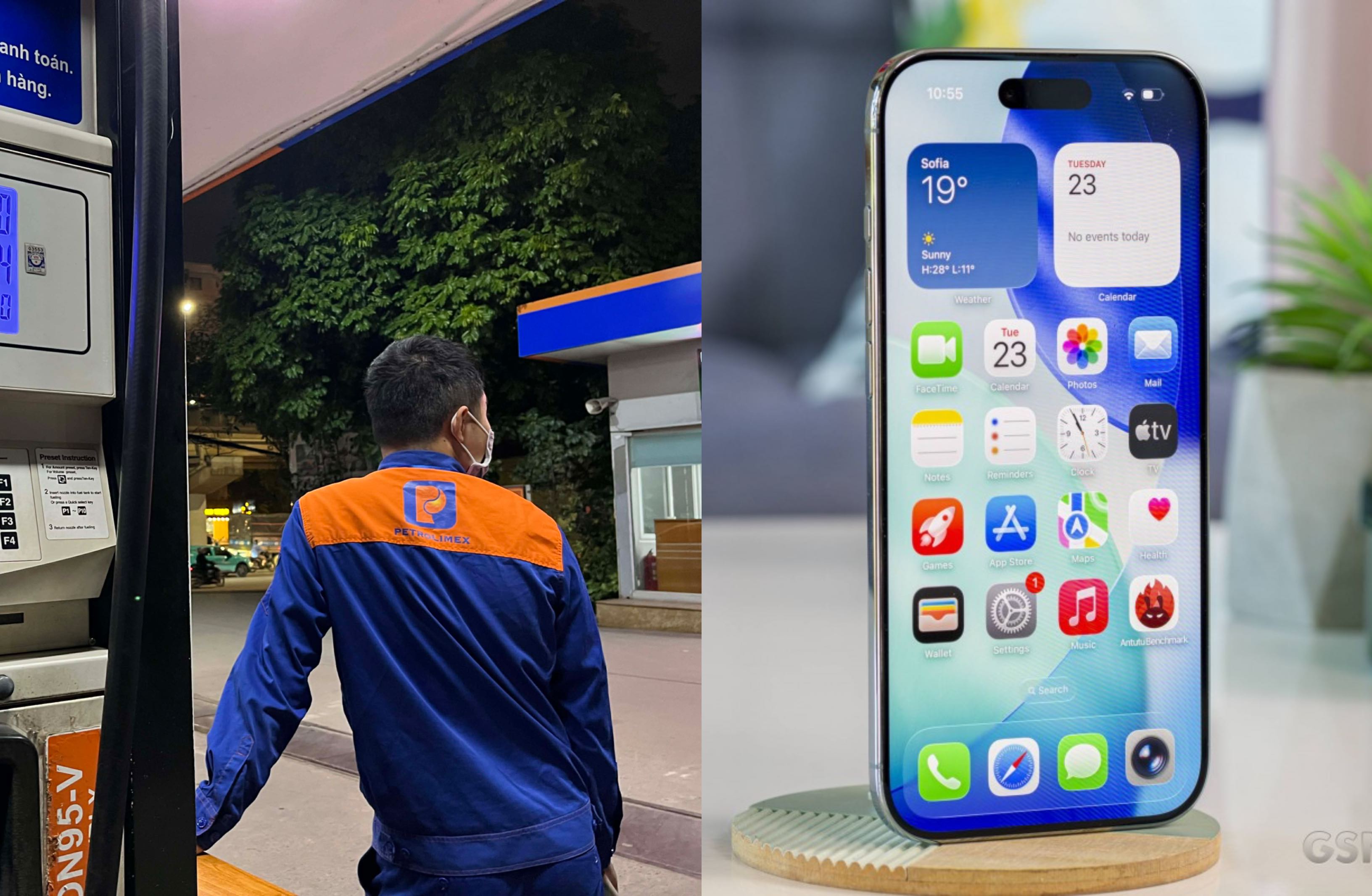 Bảng gi&aacute; xăng dầu h&ocirc;m nay 12/6: Dầu chạm 18.000 đồng, xăng E5, E10 đều rẻ, iPhone Air giảm kỷ lục