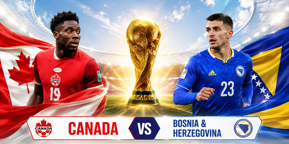Kết quả b&oacute;ng đ&aacute; Canada vs Bosnia - World Cup 2026: Alphonso Davies mất t&iacute;ch, chủ nh&agrave; mất điểm