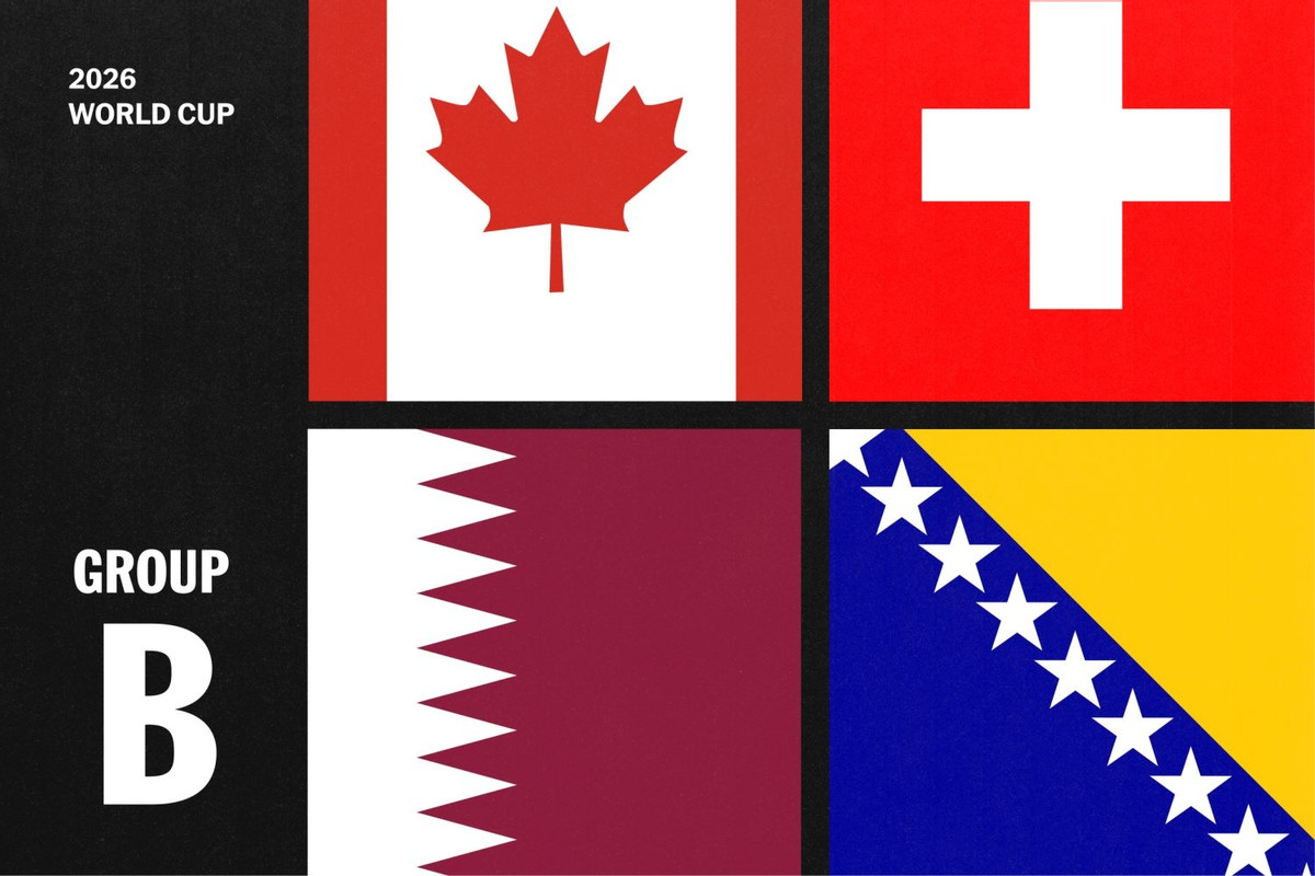 Lịch thi đấu bảng B World Cup 2026 mới nhất: Canada vs Bosnia, Qatar vs Thụy Sĩ.
