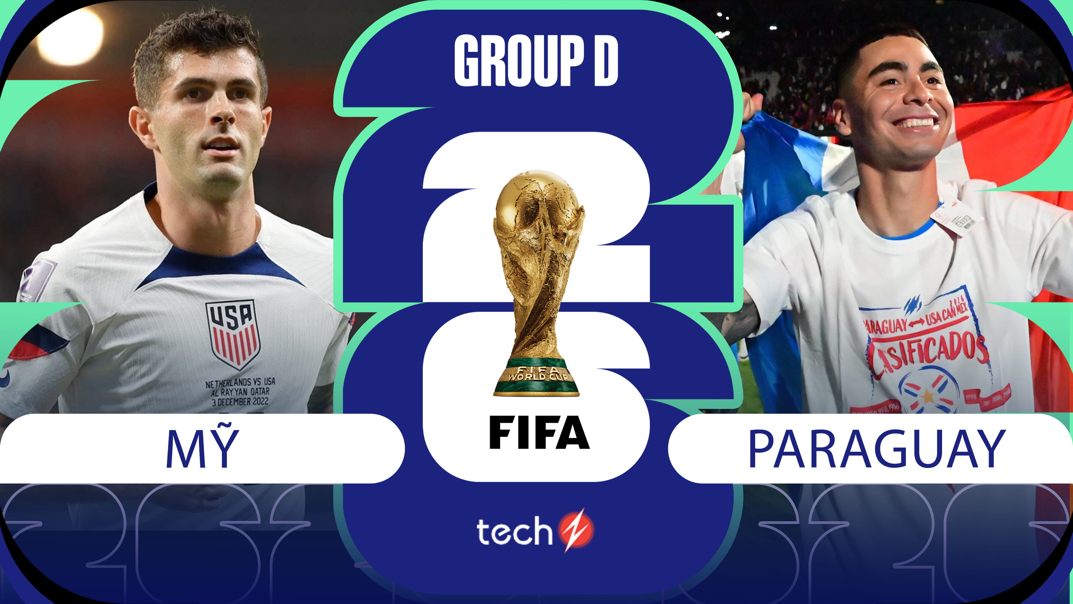Dự đo&aacute;n tỷ số, kết quả Mỹ vs Paraguay, 08h00 ng&agrave;y 13/6 - World Cup 2026: Chủ nh&agrave; g&acirc;y thất vọng lớn?