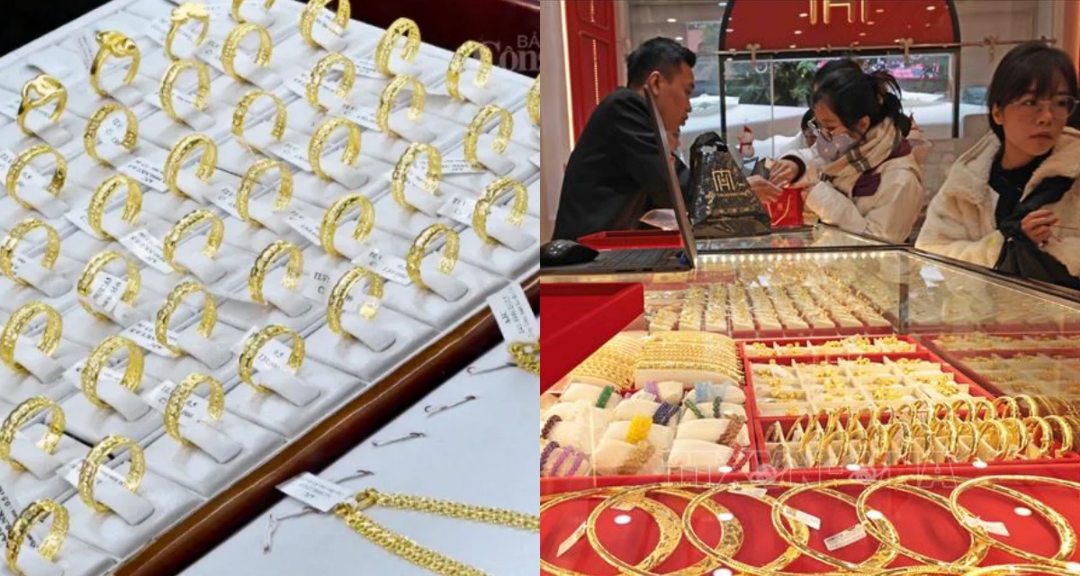 Gi&aacute; v&agrave;ng h&ocirc;m nay (tối 13/6): V&agrave;ng SJC, nhẫn 9999 tăng vọt đi&ecirc;n cuồng, ch&ecirc;nh lệch thế giới l&ecirc;n v&ugrave;ng mới 