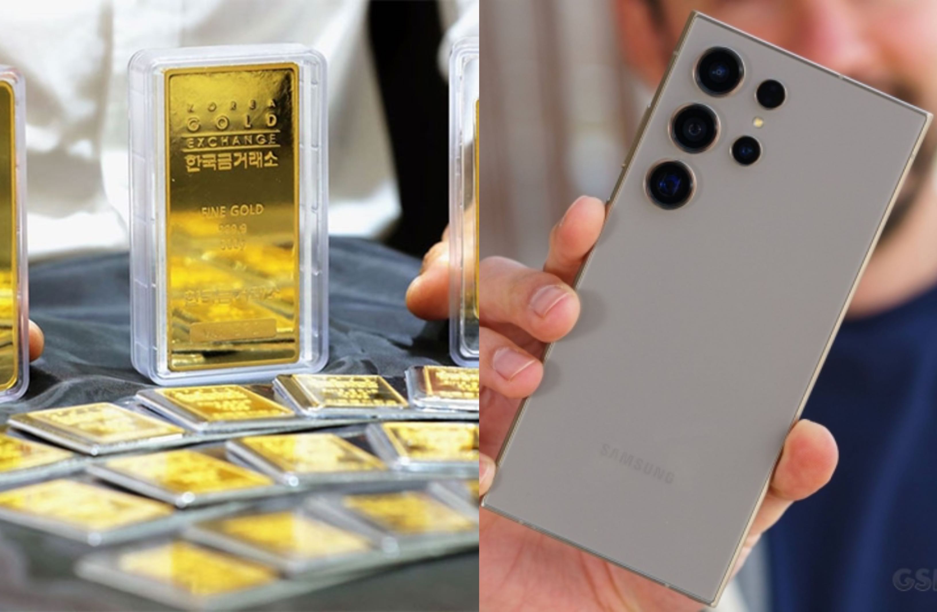 Gi&aacute; v&agrave;ng h&ocirc;m nay chiều 13/6: Tiếp đ&agrave; tăng mạnh v&agrave;ng nhẫn ngang v&agrave;ng miếng Galaxy S24 Ultra rẻ kỷ lục