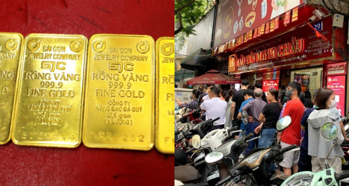 Gi&aacute; v&agrave;ng h&ocirc;m nay chiều 13/6: V&agrave;ng miếng SJC nhẫn trơn 9999 tăng \'&aacute;c\', cửa h&agrave;ng tung chi&ecirc;u lạ, d&acirc;n &ugrave;n &ugrave;n mua v&agrave;o