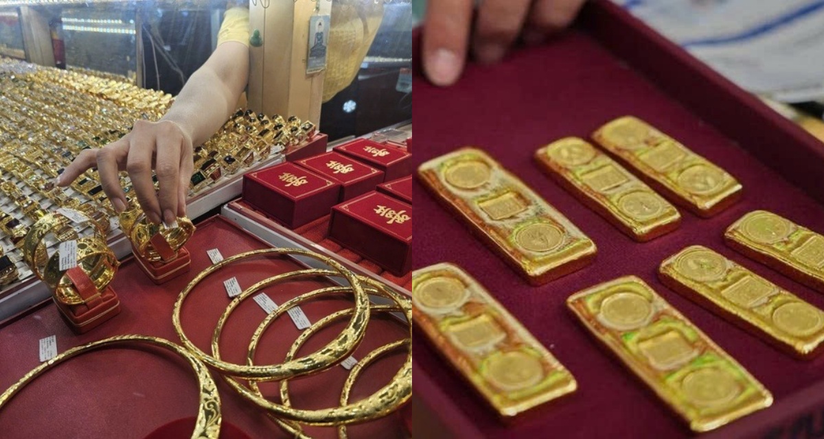 Gi&aacute; v&agrave;ng h&ocirc;m nay (chiều 14/6): V&agrave;ng SJC, nhẫn 9999, 24K tăng phi m&atilde;, v&agrave;ng thế giới chịu sức &eacute;p lớn 