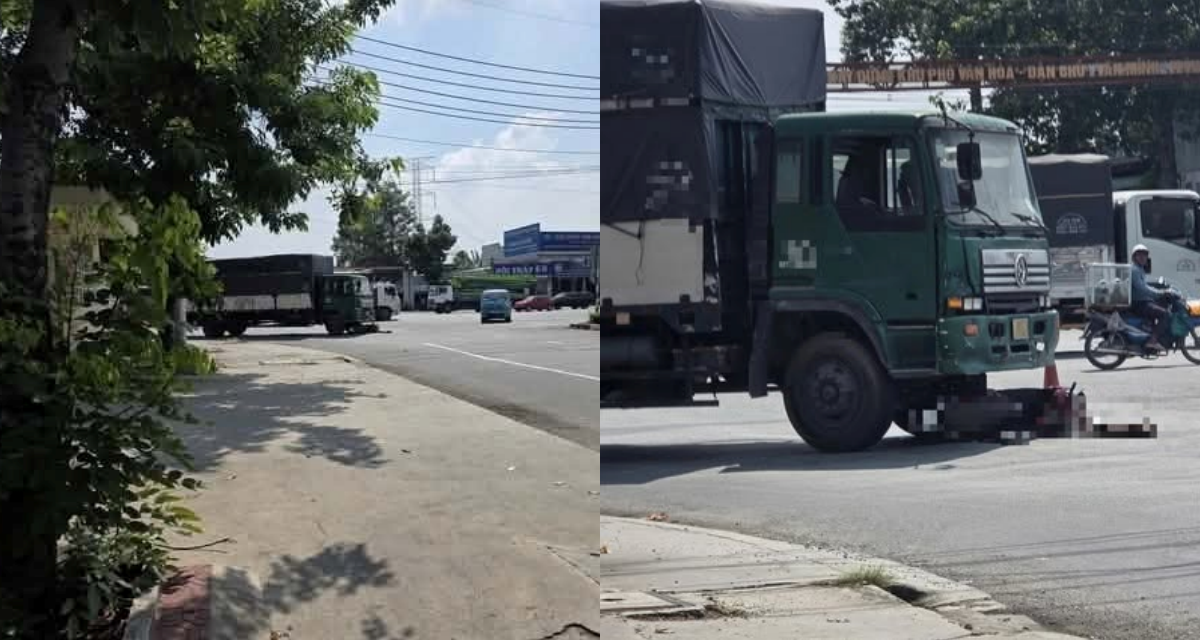 TP HCM: Hiện trường thai phụ 25 tuổi tử vong dưới b&aacute;nh xe tải, nạn nh&acirc;n đang chuẩn bị về qu&ecirc; sinh con