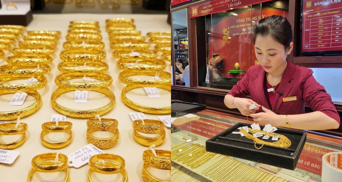 Gi&aacute; v&agrave;ng h&ocirc;m nay (trưa 15/6): V&agrave;ng SJC, nhẫn 9999 tăng kh&ocirc;ng ngừng, người mua đầu th&aacute;ng vẫn lỗ gần 12 triệu/lượng