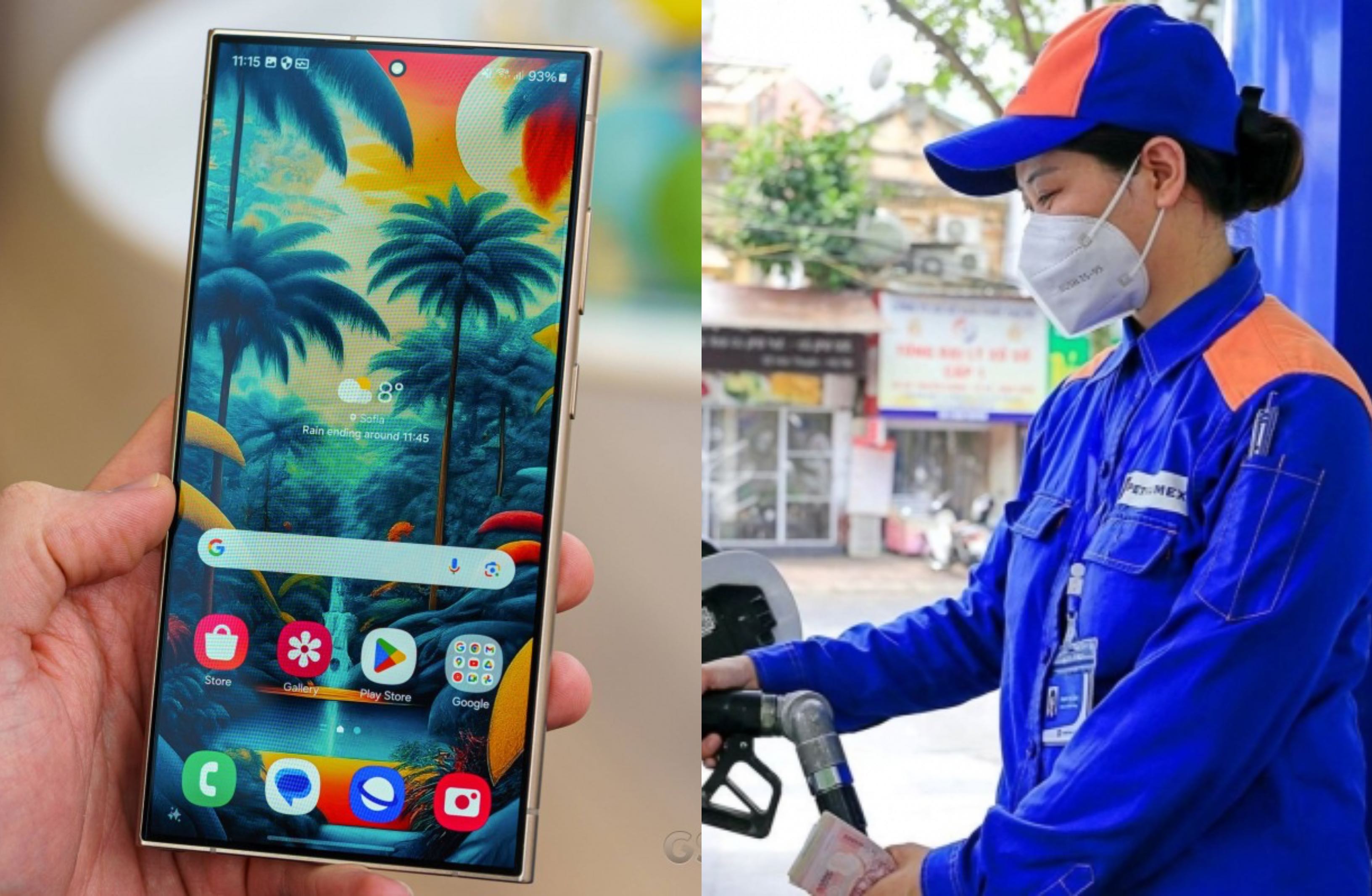 Gi&aacute; xăng dầu s&aacute;ng nay 16/6: Xăng E10 RON95 giảm s&acirc;u hơn 9.000 đồng từ đỉnh, Galaxy S24 Ultra c&oacute; rẻ?