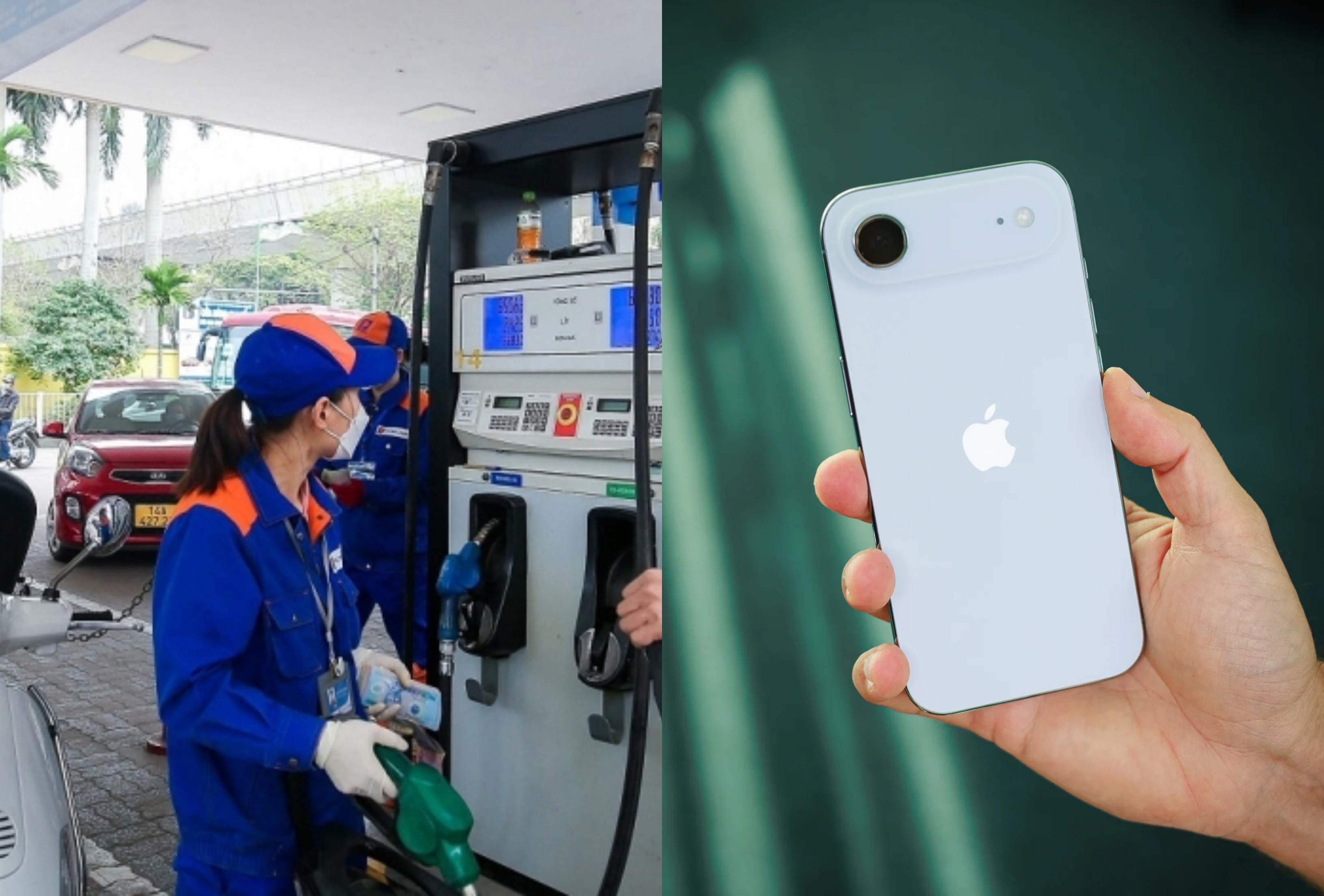 Gi&aacute; xăng dầu h&ocirc;m nay chiều 15/6: Giảm sập s&agrave;n, xăng E10 RON95 bay m&agrave;u gần 10.000 đồng, iPhone Air rẻ hơn iPhone 17