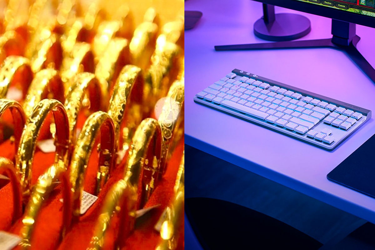 Bảng gi&aacute; v&agrave;ng ng&agrave;y 15/6: V&agrave;ng SJC, v&agrave;ng nhẫn tăng sốc phi&ecirc;n đầu tuần, b&agrave;n ph&iacute;m gaming Logitech c&oacute; giảm s&acirc;u