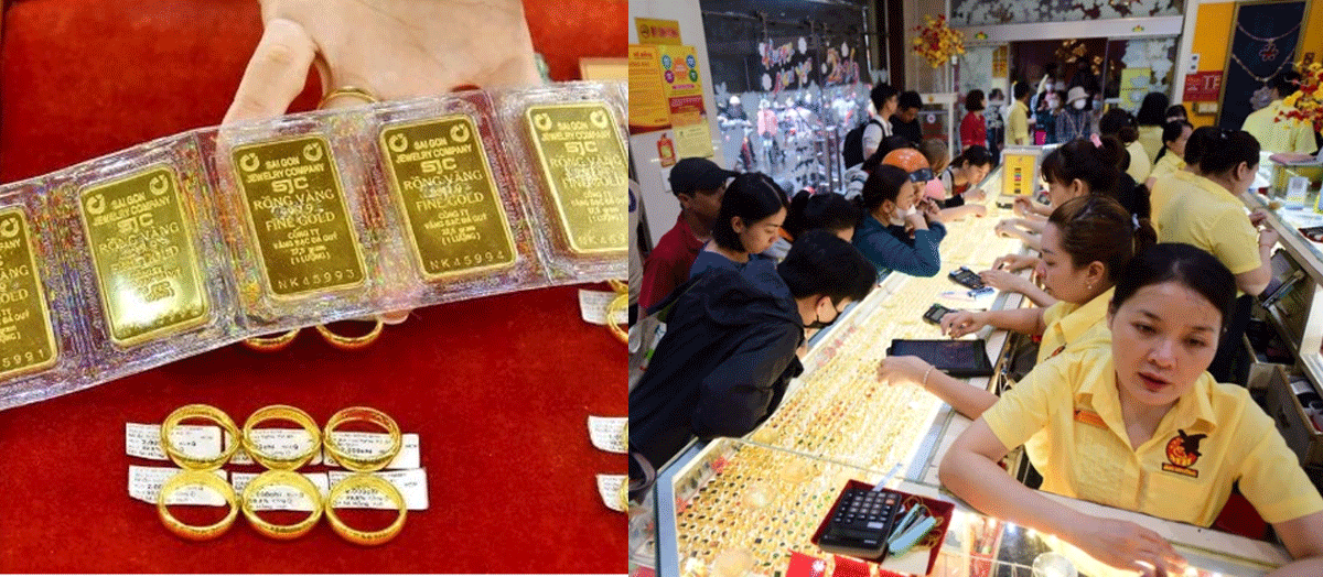 Gi&aacute; v&agrave;ng h&ocirc;m nay trưa 16/6 tăng 12,5 triệu so với đỉnh: Ch&ecirc;nh lệch mua - b&aacute;n cao, mua lướt s&oacute;ng đối mặt nguy cơ g&igrave;?