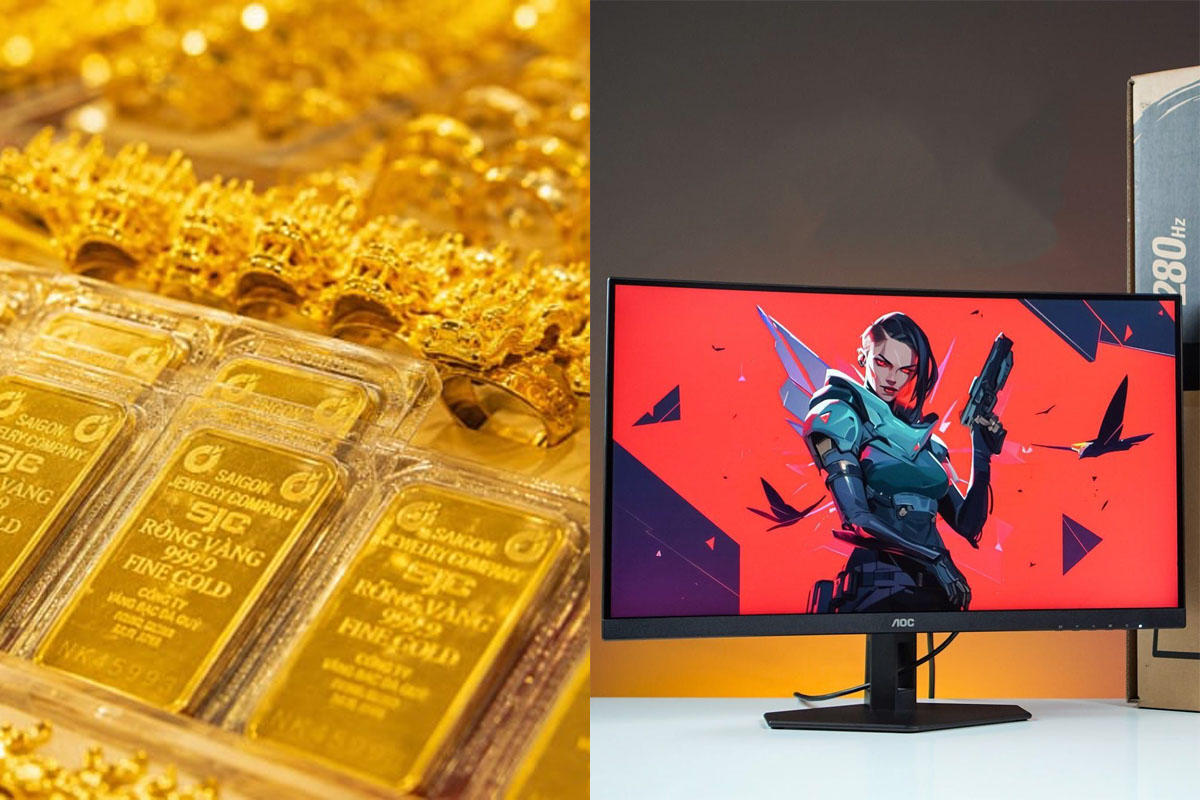Gi&aacute; v&agrave;ng SJC, v&agrave;ng nhẫn ng&agrave;y 16/6 vọt tăng th&ecirc;m 1,5 triệu đồng/lượng, m&agrave;n h&igrave;nh gaming AOC gi&aacute; c&oacute; rẻ