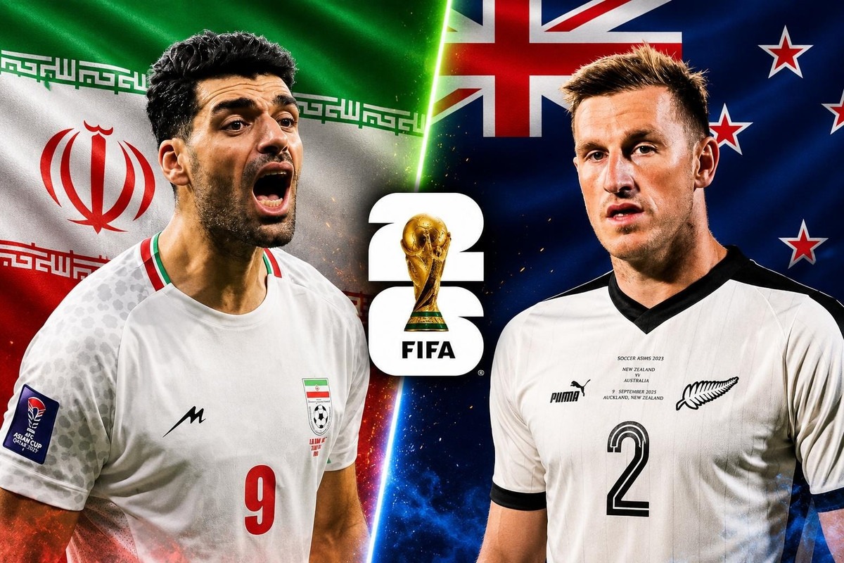 Xem TRỰC TIẾP b&oacute;ng đ&aacute; Iran vs New Zealand ở đ&acirc;u, k&ecirc;nh n&agrave;o? Link xem trực tiếp World Cup 2026 tr&ecirc;n VTV