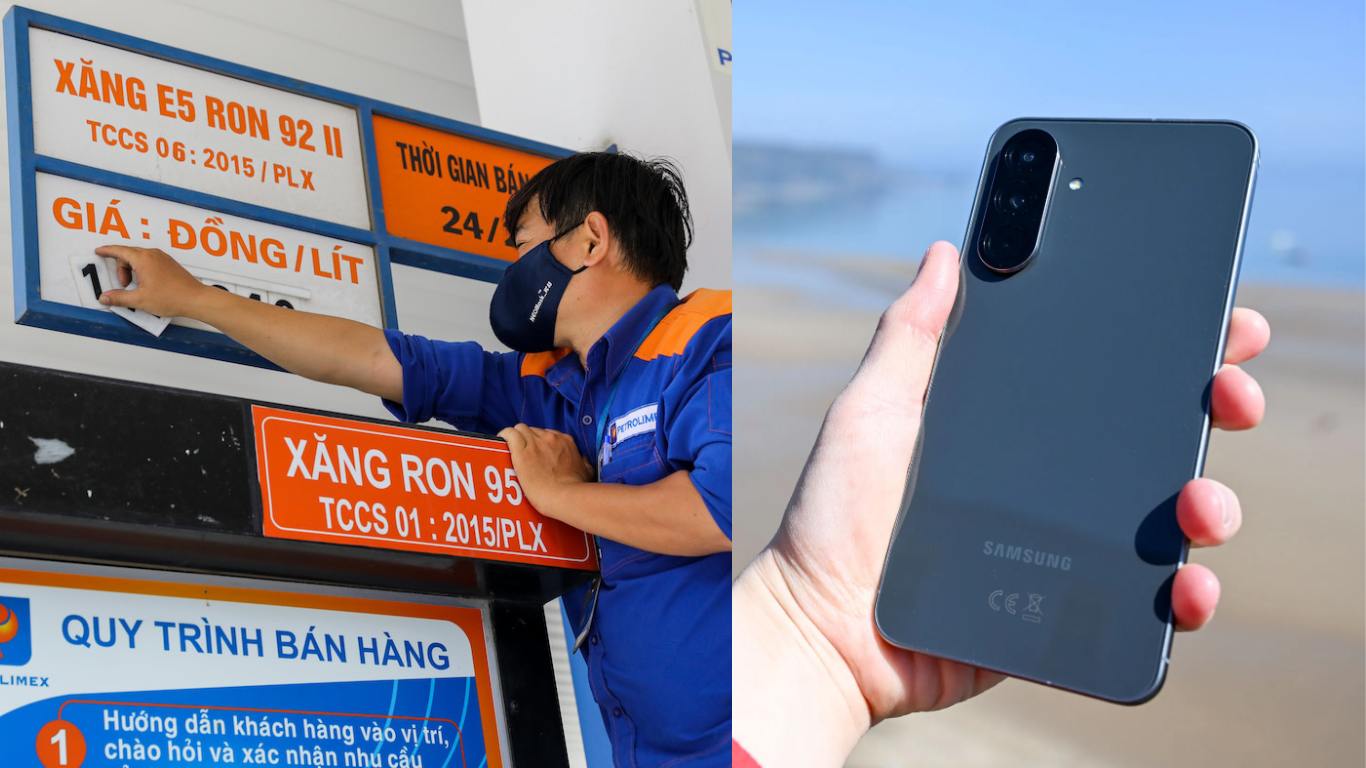 Gi&aacute; xăng dầu h&ocirc;m nay 17/6: Lao dốc đồng loạt, sắp giảm phi&ecirc;n thứ 4 li&ecirc;n tiếp, gi&aacute; Samsung A56 c&oacute; rẻ?