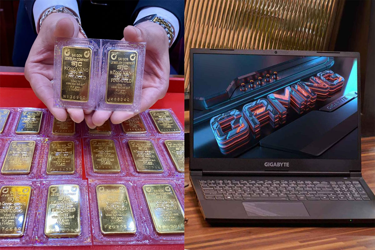 Gi&aacute; v&agrave;ng ng&agrave;y 17/6 tăng gần 6 triệu đồng/lượng chỉ trong 1 ng&agrave;y, laptop gaming Gigabyte gi&aacute; c&oacute; giảm?