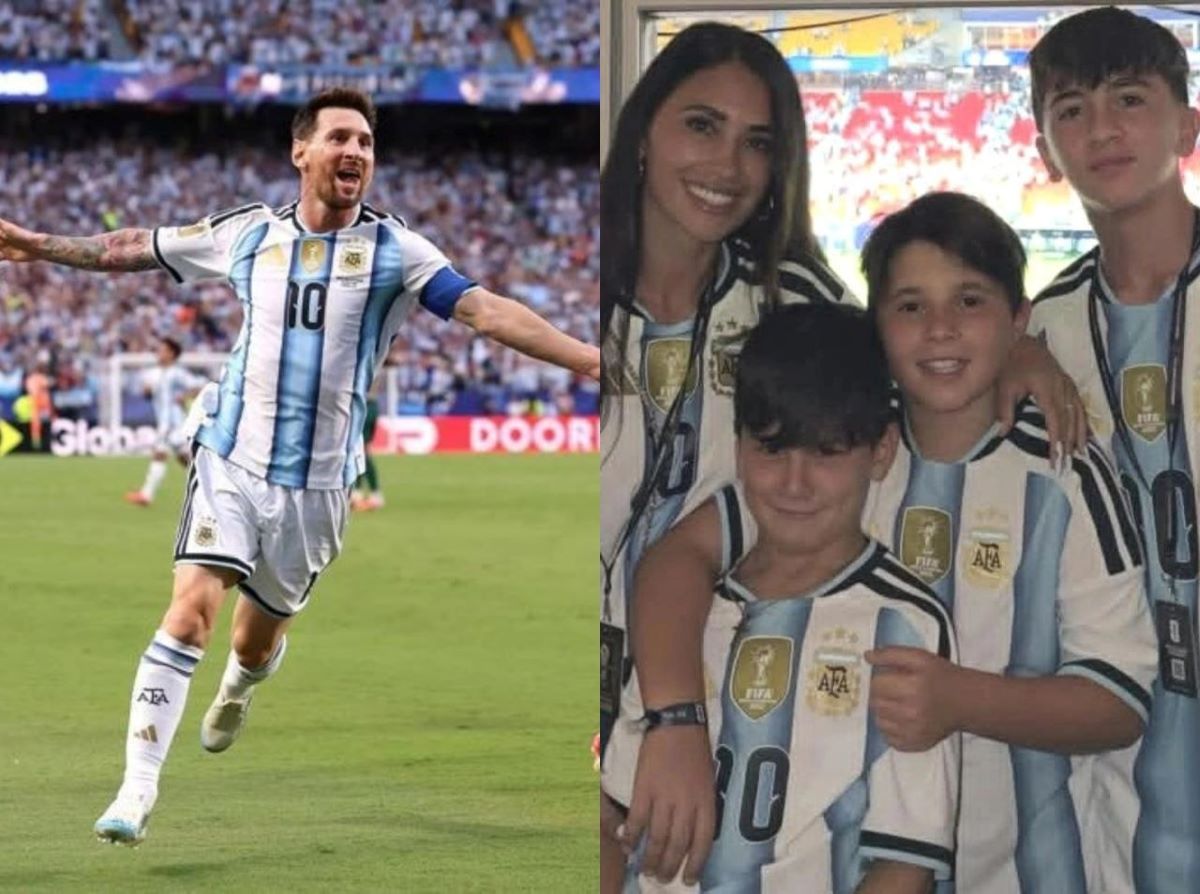 Messi lập hat-trick lịch sử, phản ứng của 3 con trai khiến triệu người tan chảy