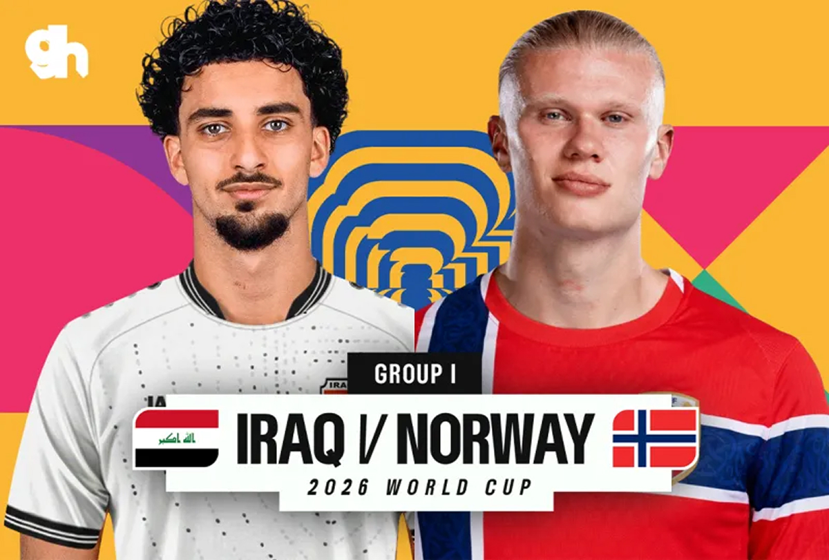 Trực tiếp b&oacute;ng đ&aacute; Iraq vs Na Uy, 5h ng&agrave;y 17/6 - Link xem trực tiếp World Cup 2026 tr&ecirc;n VTV6 FULL HD