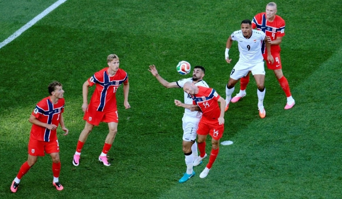 Kết quả b&oacute;ng đ&aacute; Iraq vs Na Uy - Bảng I World Cup 2026: Erling Haaland lập kỷ lục