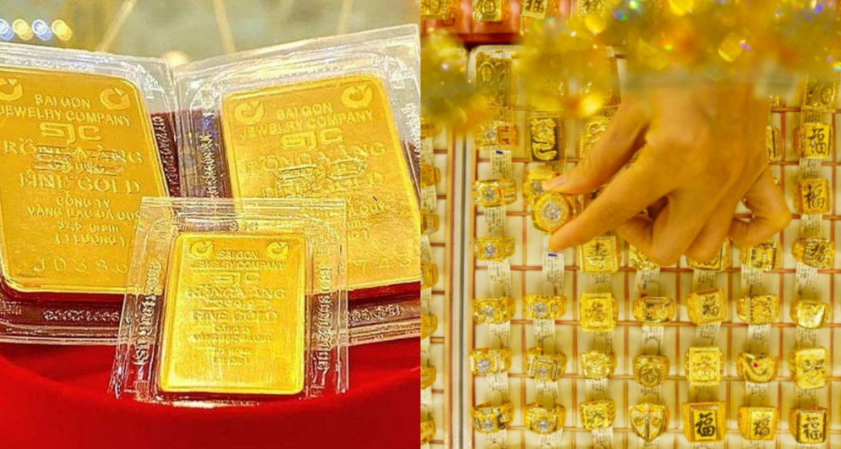 Bảng gi&aacute; v&agrave;ng h&ocirc;m nay 18/6: V&agrave;ng SJC nhẫn trơn 9999 rời xa v&ugrave;ng đỉnh lịch sử, gi&aacute; cả xoay chiều bất ngờ