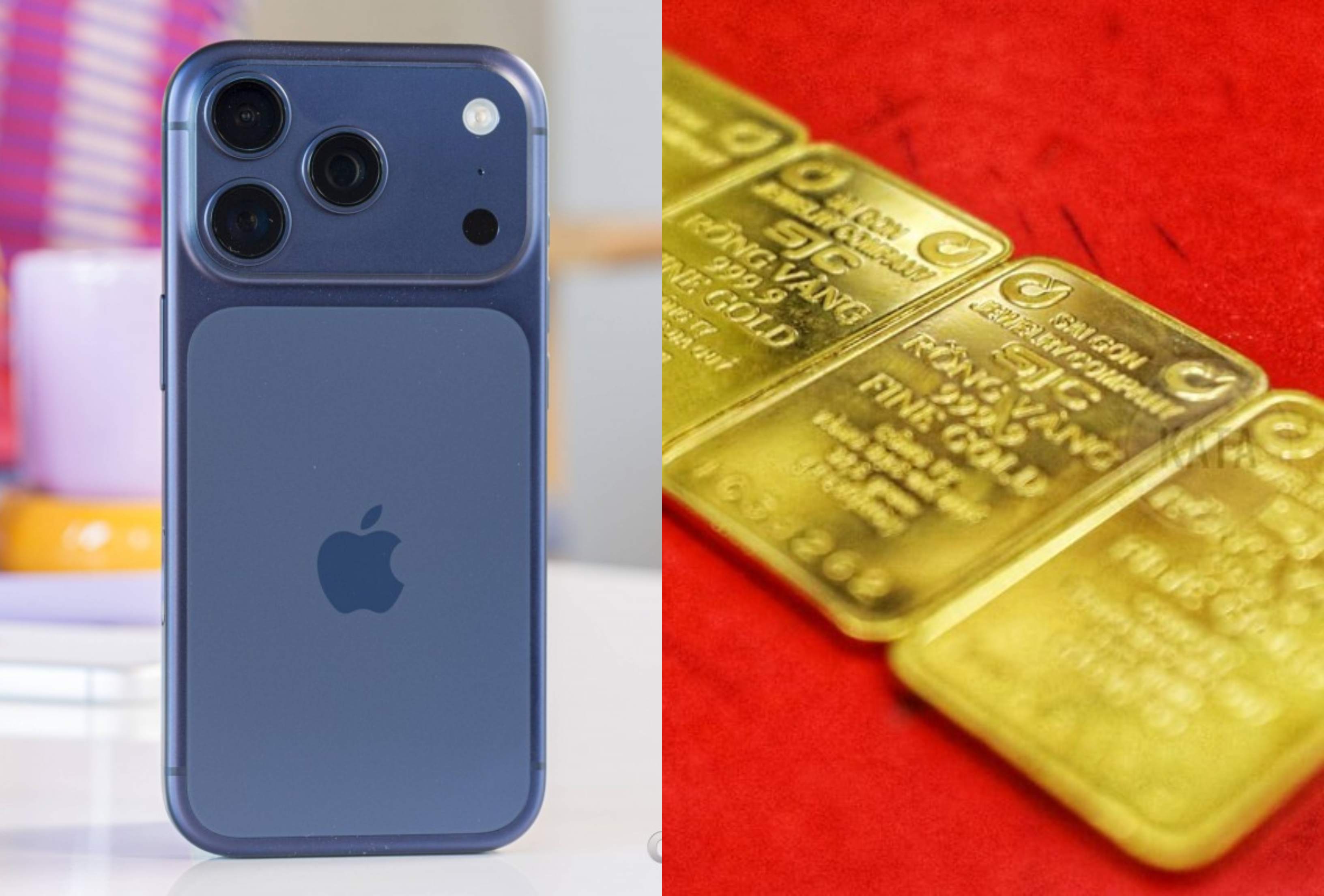 Gi&aacute; v&agrave;ng h&ocirc;m nay 18/6: Ch&iacute;nh thứt mất chuỗi tăng, v&agrave;ng nhẫn, v&agrave;ng miếng đi ngang, gi&aacute; iPhone 17 Pro