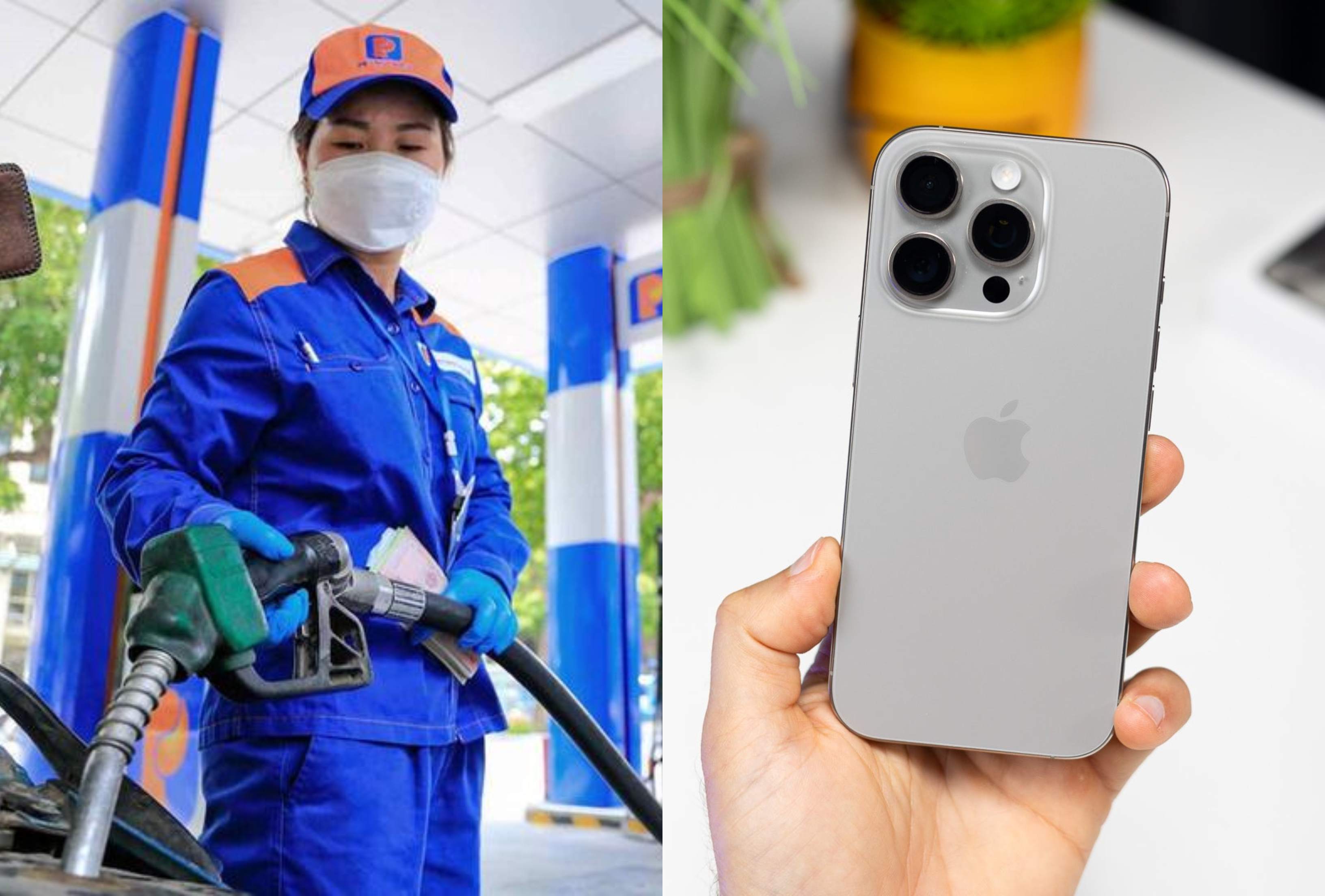 Gi&aacute; xăng dầu giảm mạnh từ 15 giờ chiều nay 18/6, Xăng E10 chạm mức 21.000 đồng, iPhone 16 Pro gi&aacute; ra sao?
