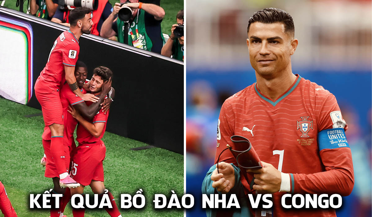Kết quả, tỷ số Bồ Đ&agrave;o Nha vs Congo h&ocirc;m nay 18/6 - World Cup 2026: Ronaldo vượt Messi lập kỷ lục mới