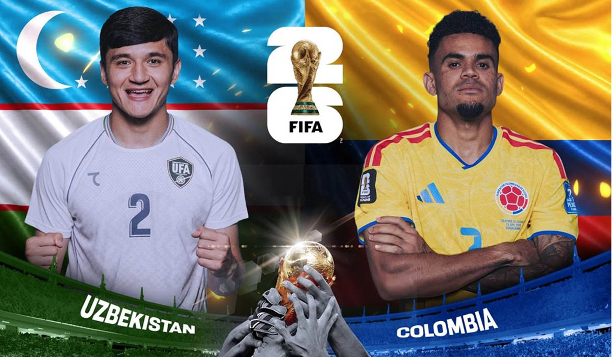 Trực tiếp b&oacute;ng đ&aacute; Uzbekistan vs Colombia 9h00 ng&agrave;y 18/6 - Link xem trực tiếp World Cup 2026 tr&ecirc;n VTV h&ocirc;m nay