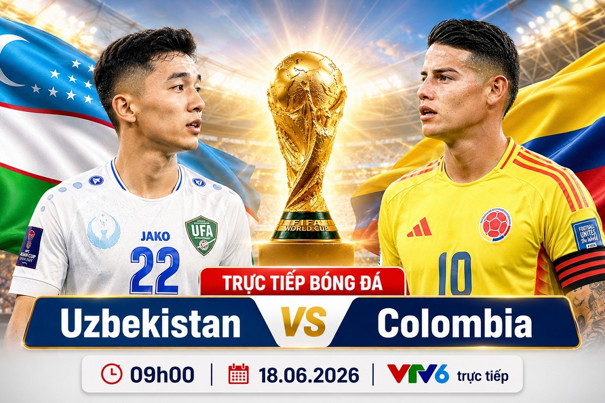 Kết quả b&oacute;ng đ&aacute;, tỷ số Uzbekistan vs Colombia - World Cup 2026: Đại diện ch&acirc;u &Aacute; nhận tr&aacute;i đắng