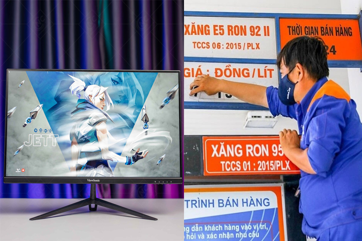 Gi&aacute; xăng E5, E10 ng&agrave;y 18/6 giảm \'sập s&agrave;n\' hơn 1.000 đồng/l&iacute;t, m&agrave;n h&igrave;nh gaming ViewSonic gi&aacute; c&oacute; giảm?