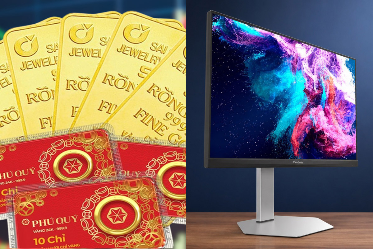Gi&aacute; v&agrave;ng trong nước ng&agrave;y 19/6 đột ngột giảm mạnh, ViewSonic ra mắt m&agrave;n h&igrave;nh gaming 4K 24 inch gi&aacute; c&oacute; rẻ?