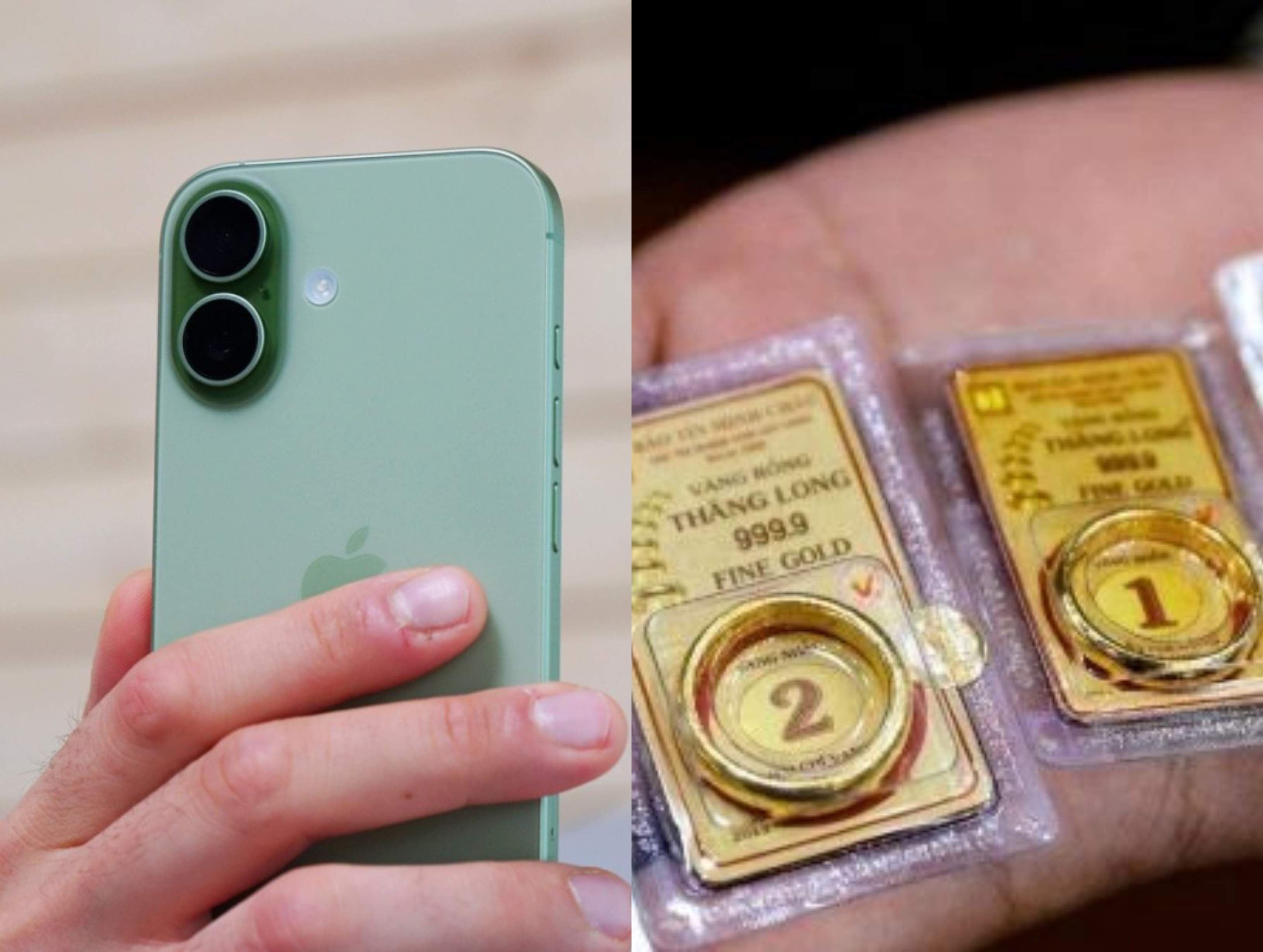 Gi&aacute; v&agrave;ng trưa nay 19/6: V&agrave;ng miếng bay m&agrave;u 4 triệu đồng/lượng, v&agrave;ng nhẫn đi theo, iPhone 17 c&oacute; rẻ?