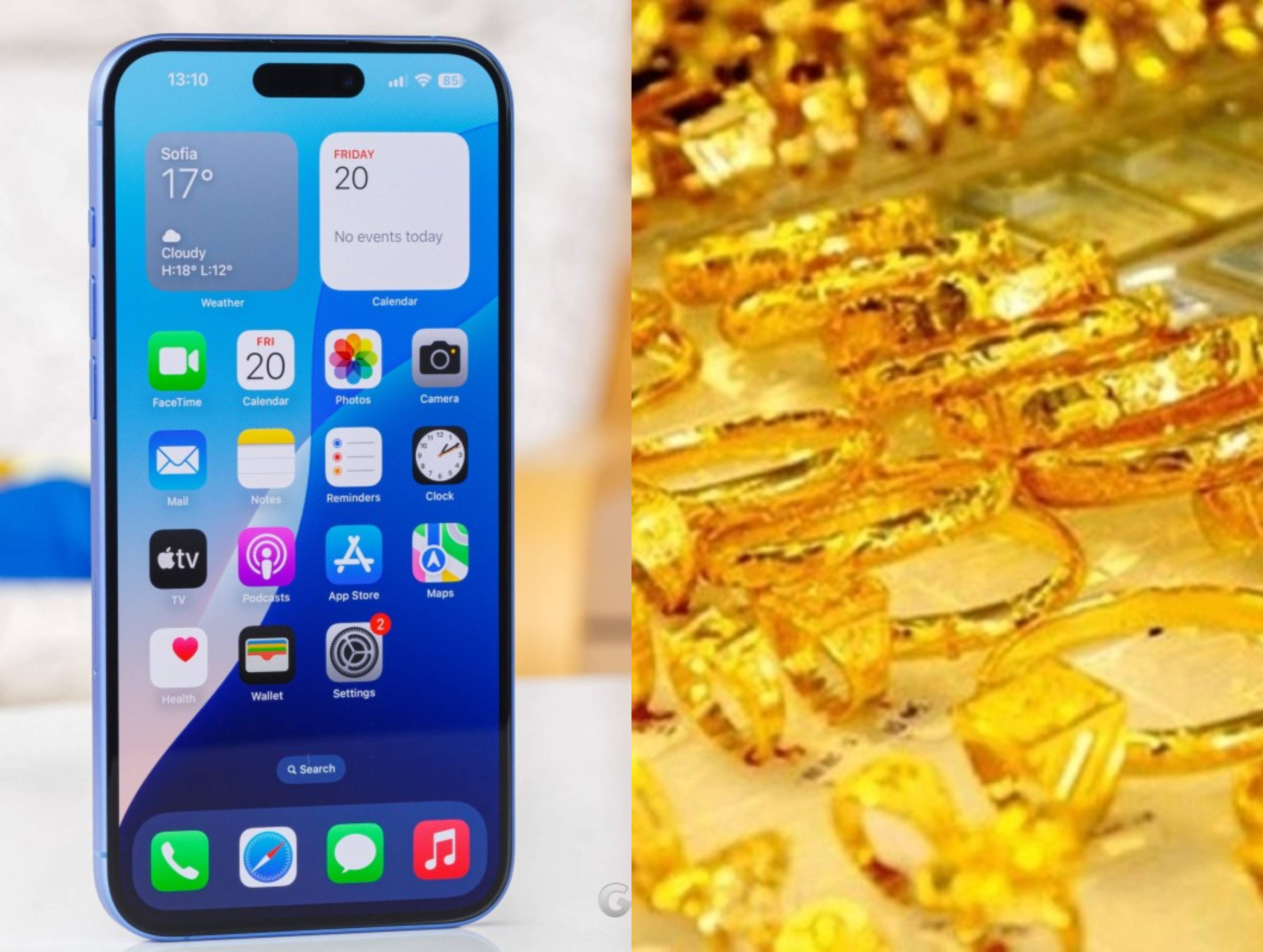 Gi&aacute; v&agrave;ng h&ocirc;m nay chiều 19/6: Tiếp tục lao dốc mạnh, v&agrave;ng nhẫn ch&ecirc;nh mua b&aacute;n cao, iPhone 16 Plus c&oacute; đắt