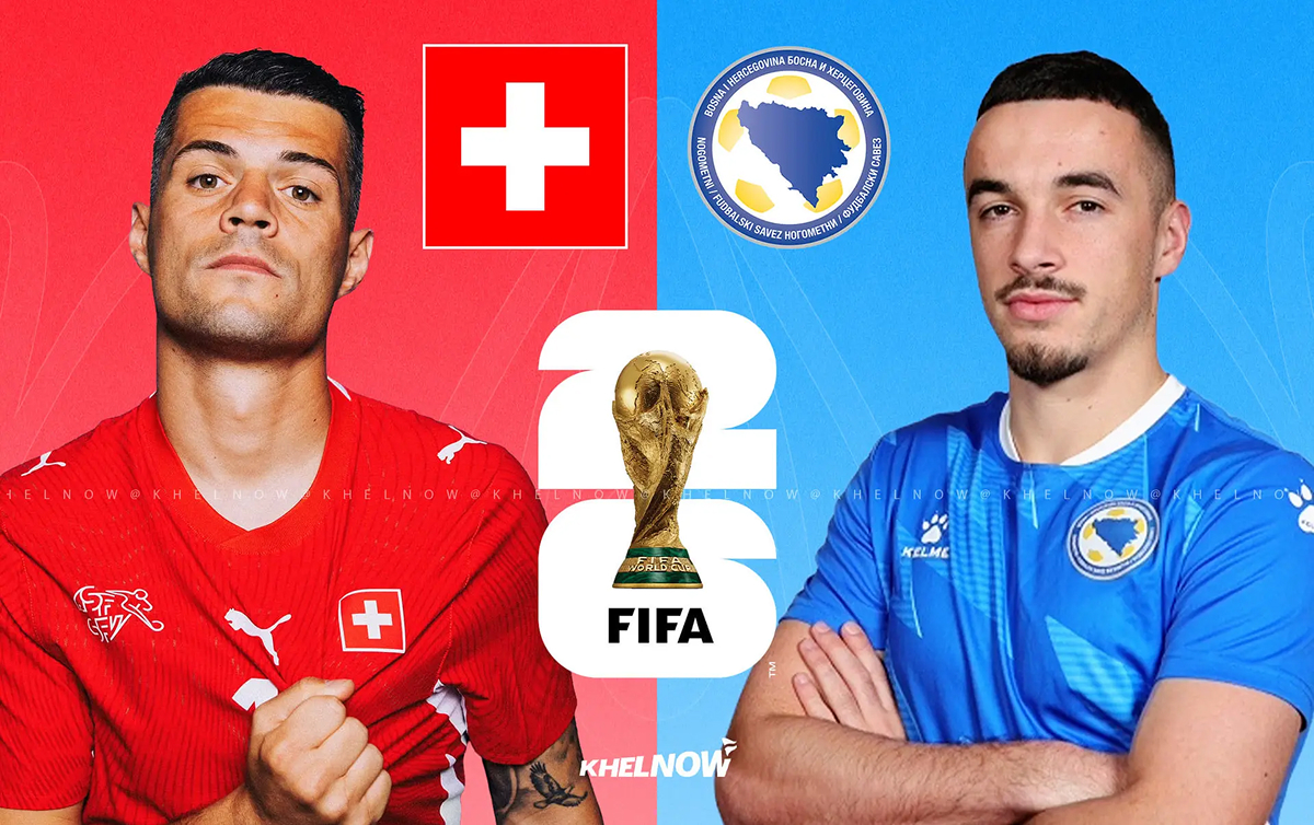 Kết quả b&oacute;ng đ&aacute; Thụy Sĩ vs Bosnia - World Cup 2026: Edin Dzeko mờ nhạt, Granit Xhaka rực s&aacute;ng?