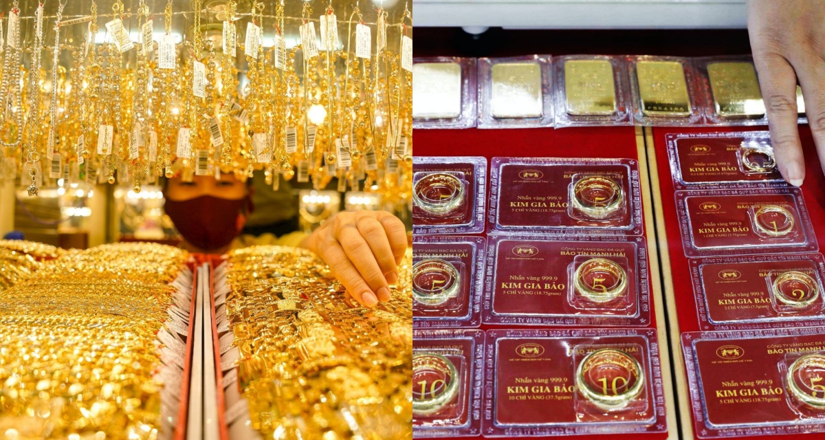 Gi&aacute; v&agrave;ng h&ocirc;m nay (chiều 19/6): V&agrave;ng SJC, nhẫn 9999 &lsquo;bốc hơi&rsquo; hơn 5 triệu/lượng, tr&oacute;t mua &lsquo;v&ugrave;ng đỉnh&rsquo; n&ecirc;n l&agrave;m g&igrave;?